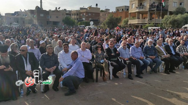 فيديو -ديرحنا: جماهير غفيرة تحيي ذكرى يوم الأرض الخالد الـ41 بمسيرة ومهرجان خطابي